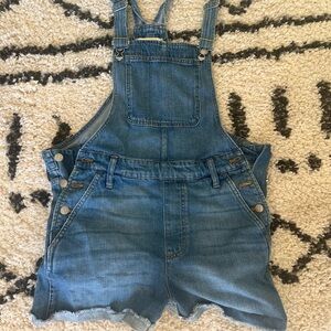 Madewell Blue Denim Overalls